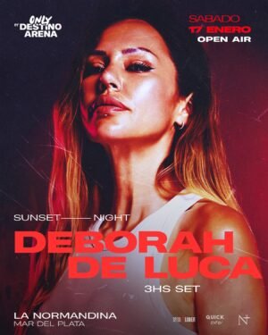 ⭐️ DEBORAH DE LUCA [SUNSET OPEN AIR] - by DESTINO ARENA, MAR DEL PLATA 🇦🇷