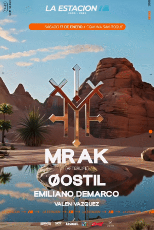 ⭐️ MRAK + ØOSTIL & MORE ARTISTS - by LA ESTACION, CORDOBA 🇦🇷