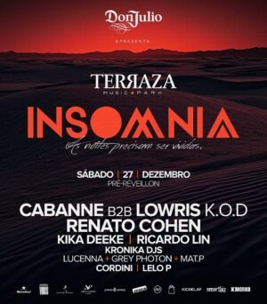 CABANNE B2B LOWRIS & MORE ARTISTS [INSOMNIA FESTIVAL] - by TERRAZA, FLORIANOPOLIS 🇧🇷