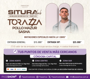 TORAZZA + POLLO MAZUR + SASHA - by SITURA, CÓRDOBA  🇦🇷