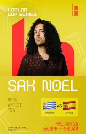 ⚽ SAK NOEL & MORE ARTISTS [URUGUAY VS SPAIN] - by LOOLOO, CIUDAD DE MEXICO 🇲🇽