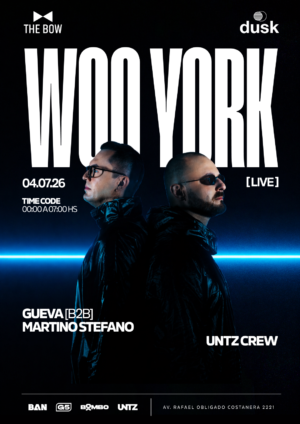 ⭐ WOO YORK & MORE ARTISTS - by DUSK, THE BOW CLUB 🇦🇷