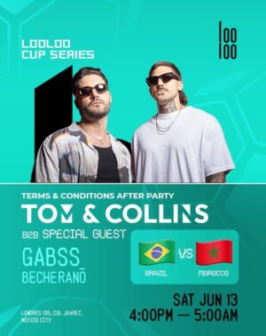⚽ TOM & COLLINS and MORE ARTISTS [BRAZIL VS MOROCCO] - by LOOLOO, CIUDAD DE MEXICO 🇲🇽
