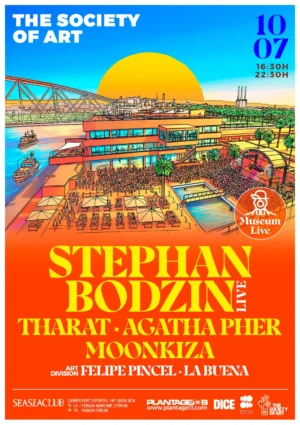 ⭐ STEPHAN BODZIN + THARAT & MORE ARTISTS [THE SOCIETY OF ART] - by SEASEACLUB, BARCELONA 🇪🇦