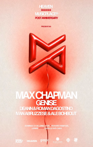 MAX CHAPMAN & MORE ARTISTS [POST ANIVERSARIO] - by MUSIC PLACE, LIGNÉE 🇦🇷