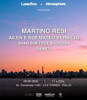 Martino Resi, Sunset x Atmosphere, Olympo Sky Bar, Microcentro Buenos Aires 🇦🇷