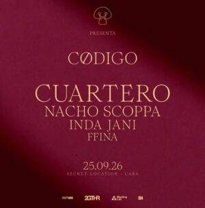 ⭐ Cuartero, Cødigo x Mushroom, Secret Location, Buenos Aires 🇦🇷