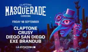 ⭐ Claptone pres. The Masquerade x La Estación, Lago San Roque Córdoba 🇦🇷