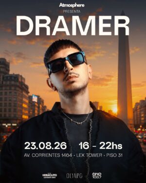 Dramer, Sunset x Atmosphere, Olympo Sky Bar, Microcentro Buenos Aires 🇦🇷