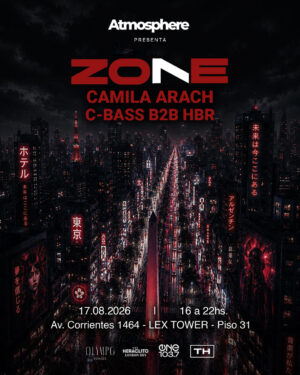 Zone7, Sunset x Atmosphere, Olympo Sky Bar, Microcentro Buenos Aires 🇦🇷